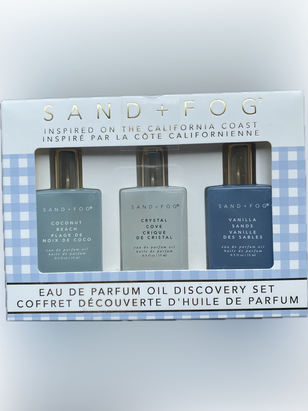 SAND + FOG “SANDY” Eau de Parfum Oil Rollerball Discovery Set (3 x 15mL)